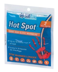 SUBZERO HOT SPOT HAND WARMERS POCKET WARMERS GLOVE WARMERS PACK OF 2