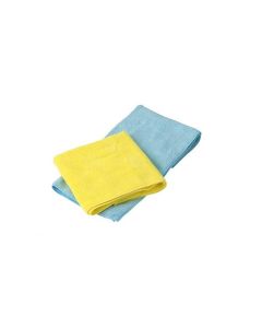 CARRAND PACK OF 2 16" X 14" MICROFIBER CLEANING CLOTHS 45062