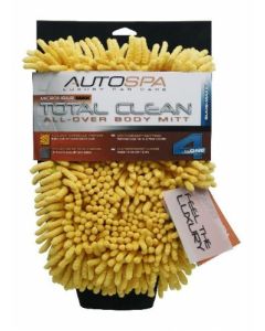 AUTOSPA MICROFIBER MAX TOTAL CLEAN ALL OVER BODY MITT 45602AS