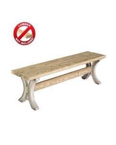 BUILD YOUR OWN 2X4 BASICS ANY SIZE TABLE / BENCH KIT (SAND) - 90140MIE