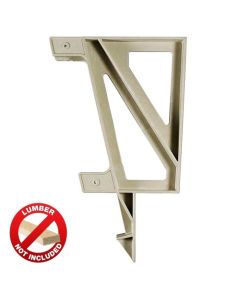 BUILD YOUR OWN 2X4 BASICS DEKMATE BENCH BRACKET (SAND) - 90166MIE