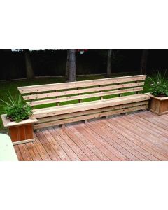 BUILD YOUR OWN 2X4 BASICS DEKMATE BENCH BRACKET (BLACK) - 90170MIE