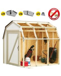 BUILD YOUR OWN 2X4 BASICS ANY SIZE BARN ROOF SHED KIT - 90190MIE