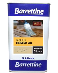 BARRETTINE NOURISH AND PROTECT BOILED LINSEED OIL 5 LITRE TIN