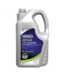 EXOL M472 OPTIMA C5 VC 0W-20 FULLY SYNTHETIC LOW SAPS ENGINE OIL 5 LITRE