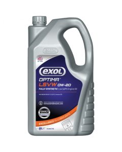 EXOL M506 OPTIMA LSVW 0W-20 FULLY SYNTHETIC LOW SAPS ENGINE OIL 5 LITRE