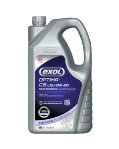 EXOL M519 OPTIMA C5 LSJ 0W-20 FULLY SYNTHETIC LOW SAPS ENGINE OIL 5 LITRE