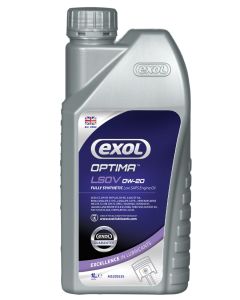 EXOL M520 OPTIMA C5 LSOV 0W-20 FULLY SYNTHETIC LOW SAPS ENGINE OIL 1 LITRE