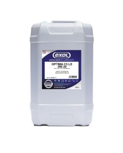 EXOL M523 OPTIMA C3 LS 0W-30 FULLY SYNTHETIC LOW SAPS ENGINE OIL 20 LITRE