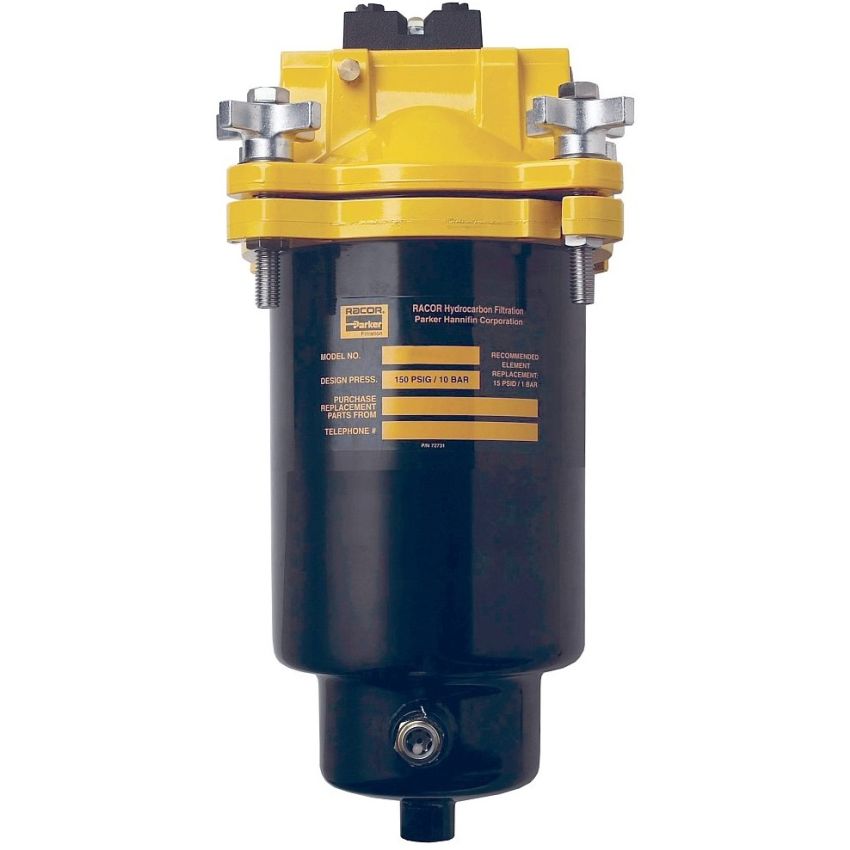 Diesel Parts Direct PARKER RACOR FBO FUEL FILTER 10" HOUSING ASSEMBLY